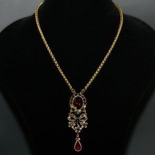 Намисто Michal Negrin "Східний танець" з рубіновими кристалами Swarovski 57050 2 фото