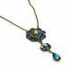 Кольє Michal Negrin "Сапфірова Гармонія" з синіми кристалами Swarovski 13130 фото 1