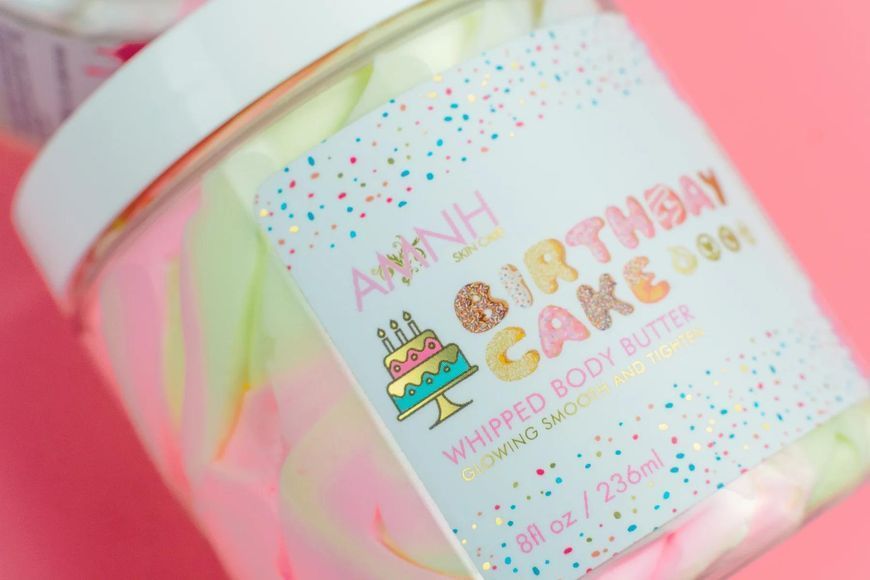 Крем-баттер для тіла "Birthday Cake" Whipped Body Butter 236 мл 86073 фото