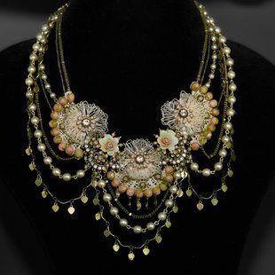 Намисто Michal Negrin "Рожевий Світанок" з кристалами Swarovski 59140 фото