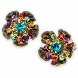 Серьги-клипсы "Королевское сияние" с кристаллами Swarovski от Michal Negrin 100121153088 фото