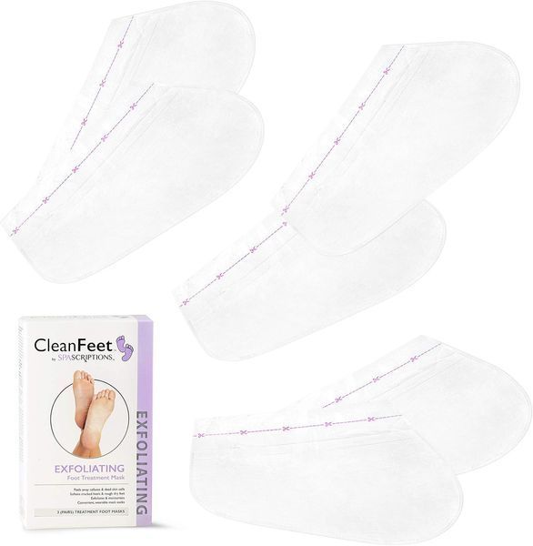 Пілінг-маска для ніг SpaScriptions Exfoliating Treatment Foot Spa Mask (3 пари) 03642 фото