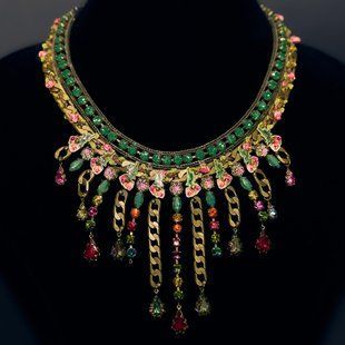 Намисто від Michal Negrin "Пишність Сходу" з кристалами Swarovski 56650 фото