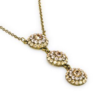 Кольє Michal Negrin "Квіткове Гармонія" з білими кристалами Swarovski 57850 2 фото