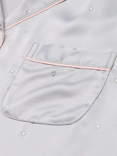 Піжама сатинова Victoria's Secret Glazed Satin Dew Drop Long Pajama Set, L 20179 фото