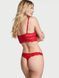 Трусики-танга жіночі Victoria's Secret Dream Angel Lace Cheekini Red (L) 92186262 фото 3