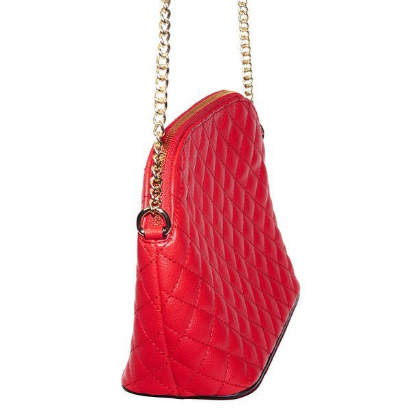 Квілтінгова сумка-клатч червона E-Handbags 81887 фото