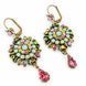 Сережки-підвіски Michal Negrin "Весняне сяйво" з кристалами Swarovski 22281 фото 1