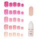 Набір квадратних накладних нігтів InVogue Pink Ladies (120 штук) 74165 фото 2