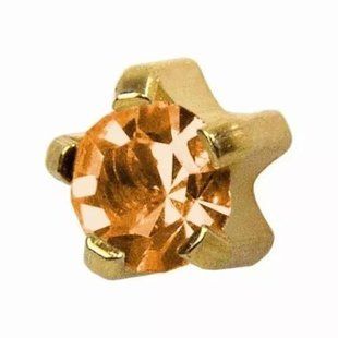 Стерильные серьги-иглы Studex для прокола ушей пистолетом M-111 Topaz 2 мм (пара) M-111 фото