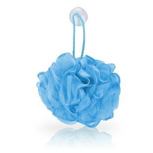 Мочалка для душу Donnamax Luscious Bath Exfoliating Body Sponge (блакитна) 00313 фото