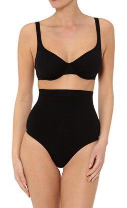 Трусики-танга жіночі Wolford Tanga High Waist, чорний, розмір L 98358887 фото