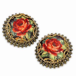 Серьги-клипсы "Роза Виктории" от Michal Negrin 58623 фото