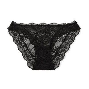 Трусики-чікіні Victoria's Secret Dream Angels Lace (Чорні) (L) 92295475 фото