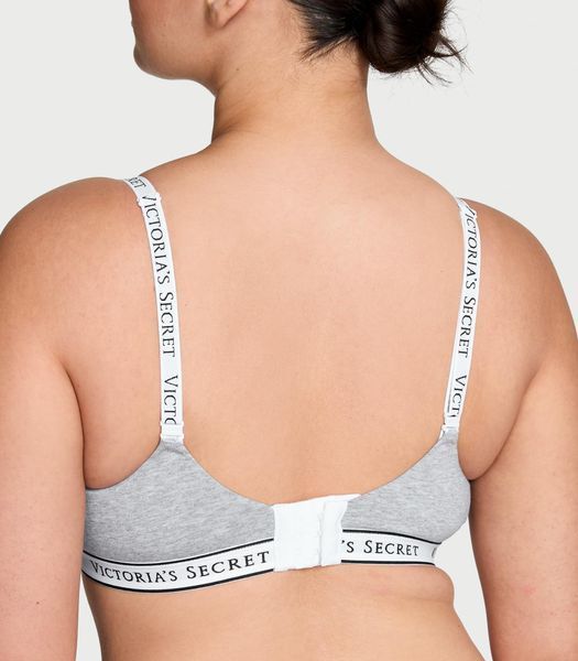 Комплект жіночої білизни Victoria's Secret Heather Grey (ліф 36C + трусики-бразиліана M) 115389770 фото