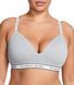 Комплект жіночої білизни Victoria's Secret Heather Grey (ліф 36C + трусики-бразиліана M) 115389770 фото 2