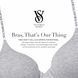 Комплект жіночої білизни Victoria's Secret Heather Grey (ліф 36C + трусики-бразиліана M) 115389770 фото 4