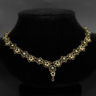 Кольє в стилі квітучого ренесансу від Michal Negrin з кристалами Swarovski 30260 фото