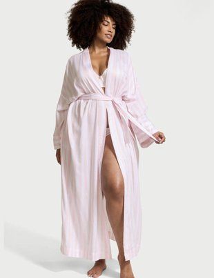 Халат Victoria's Secret Modal-Cotton Long Robe XS/S 112310892 фото