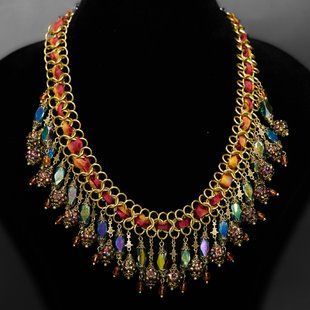Намисто від Michal Negrin "Каскадні Перлини" з кристалами та намистинами Swarovski 56760 фото