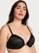 Комплект женского белья Victoria's Secret Very Sexy Black Dot (лиф 36D + трусики-стринги M) 114904405 фото 2