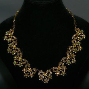 Кольє від Michal Negrin "Вікторіанський Світанок" з кристалами Swarovski 56880 1 фото
