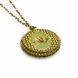 Кольє Michal Negrin "Вінтажний Квітковий Медальйон" з кристалами та намистинами Swarovski 09400 фото 3