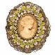 Брошь-камея Michal Negrin "Викторианская Грация" с кристаллами Swarovski и кружевом 0231 фото 1