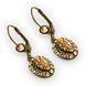 Викторианские серьги "Классика в Бронзе" от Michal Negrin с кристаллами Swarovski 30471 фото 1