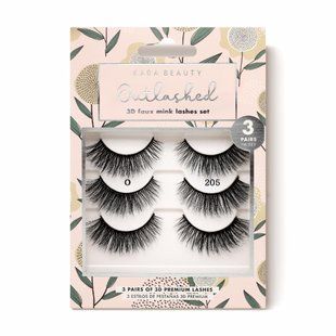 Набор многоразовых накладных ресниц KL3205 3D Faux Mink Lashes, 3 пары от Kara Beauty KL3205 фото