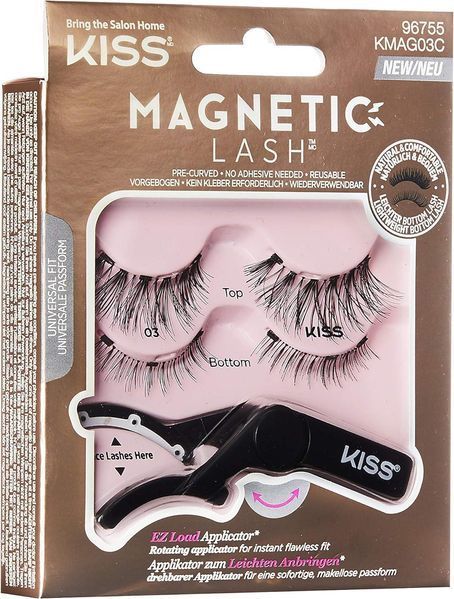 Набір накладних магнітних вій з аплікатором KISS Magnetic Lash 03 96754 фото