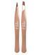 Набор пинцетов Elite Rose Gold Collection 2 шт: 1 скошенный и 1 заостренный 73853 фото 1