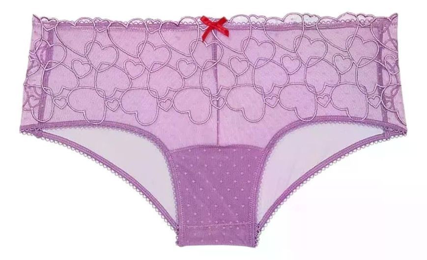 Трусики жіночі Victoria's Secret The Wink Cheeky Lace Knickers Grape Taffy Purple (M) 115394365 фото