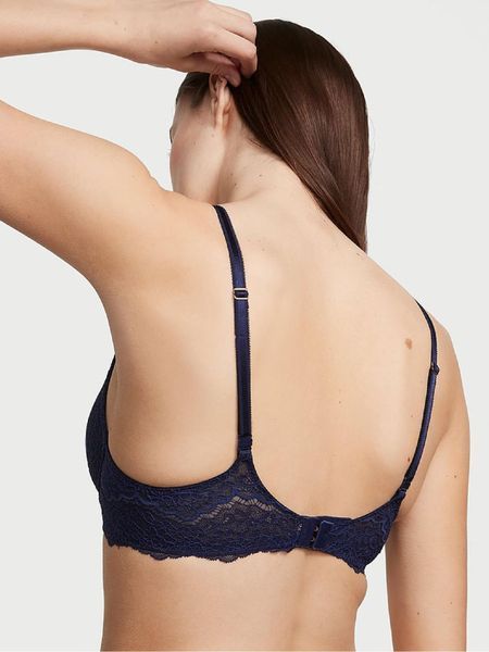 Бюстгальтер с косточками Victoria's Secret Dream Angels Smooth Push-Up (Ensign Navy Blue, 36B/C80) 97972918 фото