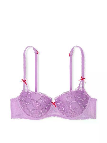 Комплект женского белья Victoria's Secret PINK Wink Grape Taffy (лиф 36C + трусики Cheeky M) 114535161 фото