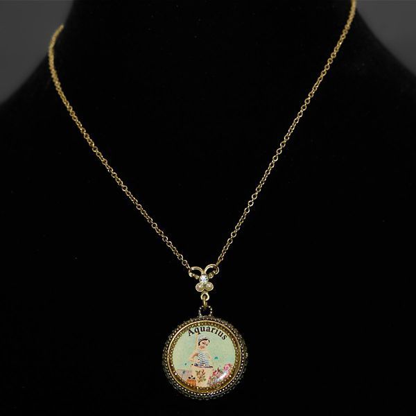 Колье Michal Negrin "Зодиакальный Талисман: Водолей" 54320 2 фото