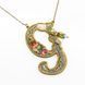 Кулон з латуні Michal Negrin у вигляді літери "g" з кристалами Swarovski 13510g фото 1