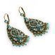 Серьги-подвески "Винтажное Великолепие" Michal Negrin с голубыми кристаллами Swarovski 24231 2 фото 1