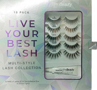 Набір накладних вій PRO BEAUTY MULTI-STYLE LASH COLLECTION (10 пар) 27074 фото