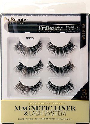 Набір Накладних Вій ProBeauty ESSENTIALS MAGNETIC LINER & LASH SYSTEM 3 пари 27039 фото