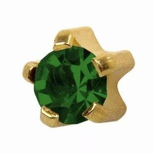 Стерильные серьги-иглы Studex для прокола ушей пистолетом M-105 Emerald 2 мм (пара) M-105 фото