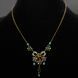 Кольє Michal Negrin "Кришталевий Букет" з блакитними кристалами та намистинами Swarovski 56900 33 фото 2