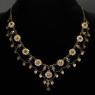 Намисто "Сад Серенади" від Michal Negrin з кристалами та перлинами Swarovski 21430 фото