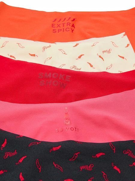Жіночі безшовні трусики Victoria's Secret 5-Pack No-Show Cheeky (набір 5 шт., розмір M) 117842897 фото