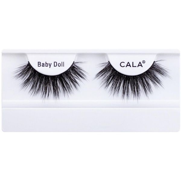 3D накладные ресницы цельные Cala 3D FAUX MINK LASHES: BABY DOLL, 1 пара 35121 фото