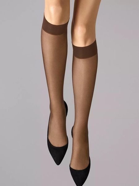 Гольфи жіночі Wolford Satin Touch 20 Knee Highs, caramel, розмір M 90644 фото