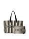 Набор женский Victoria's Secret шоппер Graphic Stripe Tote + Косметичка, цвет Черно-белая полоска 25456 фото 1