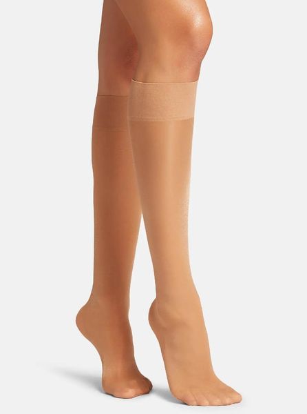 Гольфы женские Wolford Satin Touch 20 Knee Highs, Gobi, размер M 54606 фото