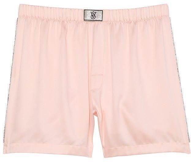Жіночі сатинові шорти Victoria's Secret Satin Boxer з логотипом (M) 20179 фото