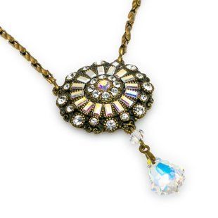Кольє Michal Negrin "Райдужне Світло" з кристалами Swarovski 58850 фото